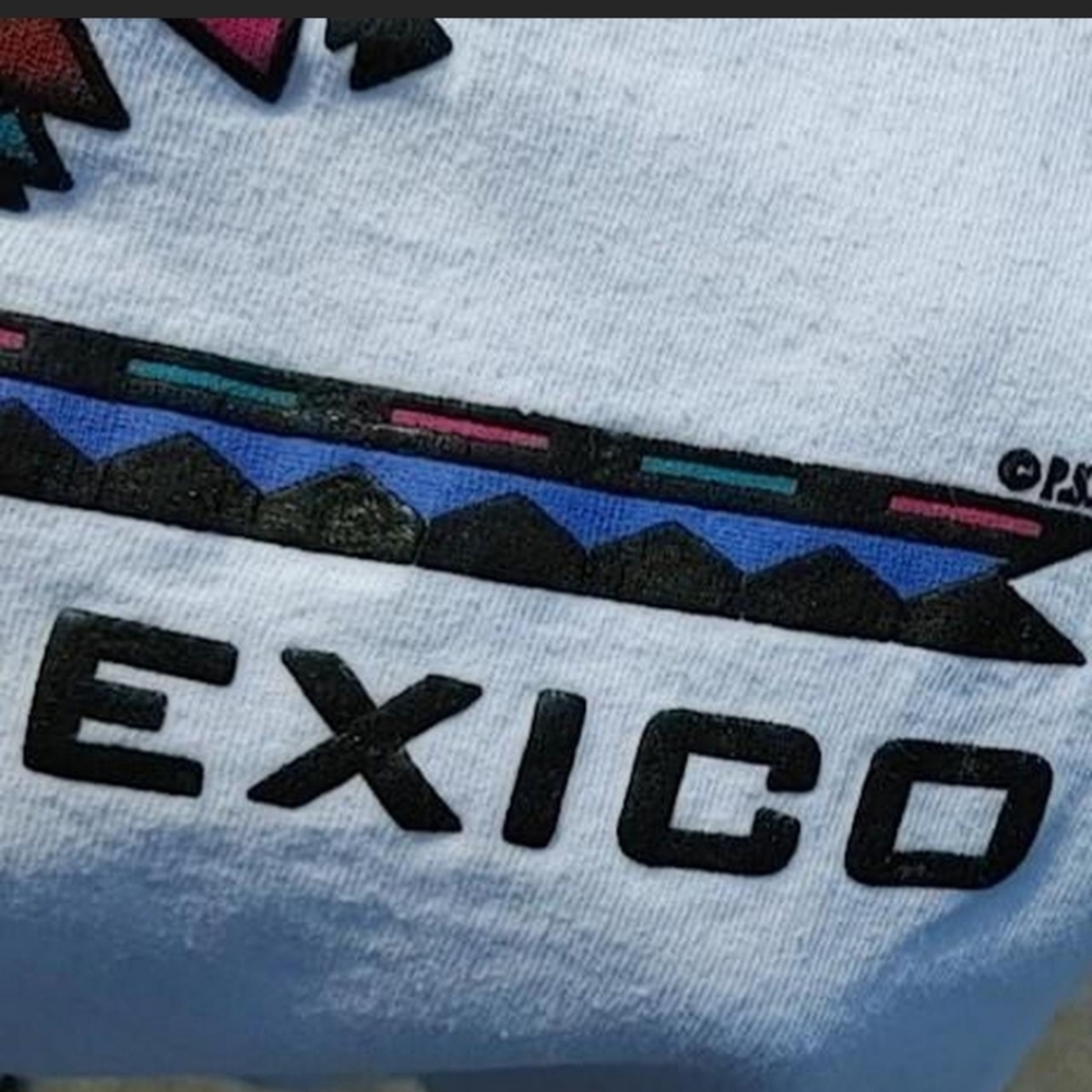 Vtg 90s New Mexico Aztec Dreamcatcher T-Shirt L Single Stitch Made in USA PSI - Picture 5 of 7